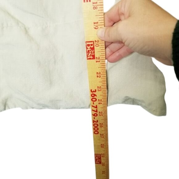 Sigrid Olsen Beige Button-Front Womens Blazer Jacket Size 8 Silk & Acetate Blend - Picture 8 of 9